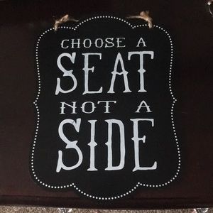 Wedding decorated chalkboard sign